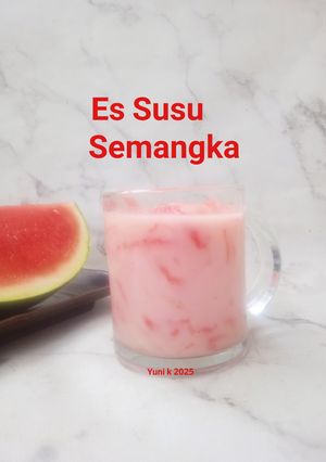 Foto resep Es Susu Semangka