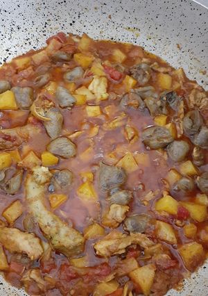 عکسی از دستور خوراک دل مرغ