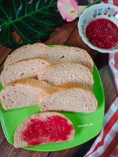 Foto resep Roti Tawar Kulit Buah Naga