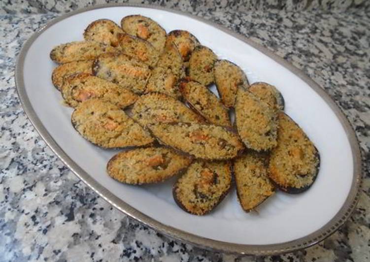 Mejillones gratinados