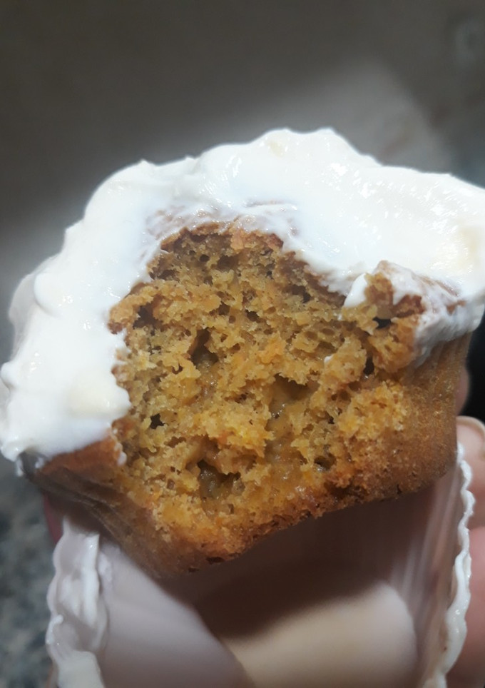 Una foto de Cupcakes de zanahoria 🥕🍰