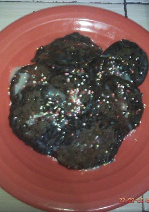 Foto resep Soft dark pancake (eggless)