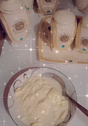 عکسی از دستور سرشیر خانگی با شیر گاومیش