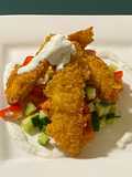 Csirkemell csíkok corn flakes bundában