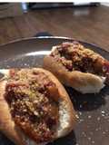 Slow cooker italian sausage sandwiches