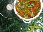 A picture of green chilli ginger garlic paste