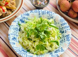 Hình của món Bắp Cải Xào Tỏi.