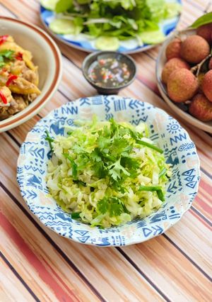 Hình của món Bắp Cải Xào Tỏi.