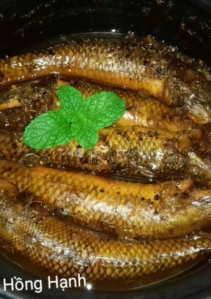 Hình của món Cá Bống Kho Củ Nén.