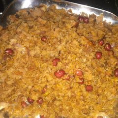 A picture of Brown bread upma.