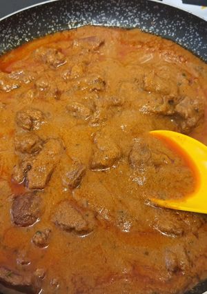 A picture of Mutton Rogan Josh.