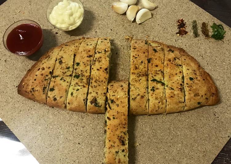 RECOMMENDED!  How to Make Cheesy garlic bread recipe or Garlic cheese bread