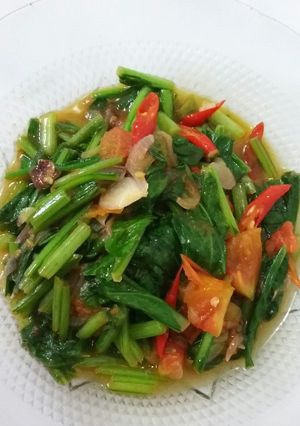 Foto resep Sawi Tumis #BikinRamadhanBerkesan #3