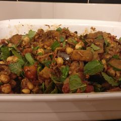A picture of Aubergine & Lamb Bake.