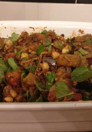 A picture of Aubergine & Lamb Bake.
