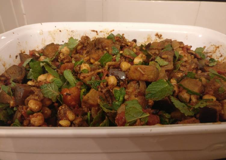 Aubergine & Lamb Bake Aubergine & Lamb Bake