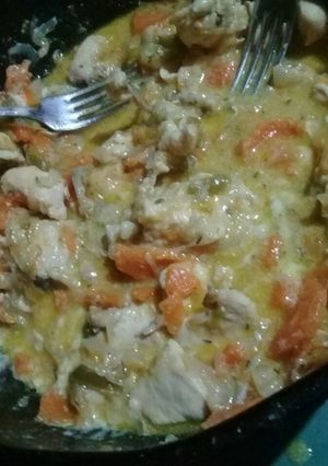 Una foto de Pollo al limón