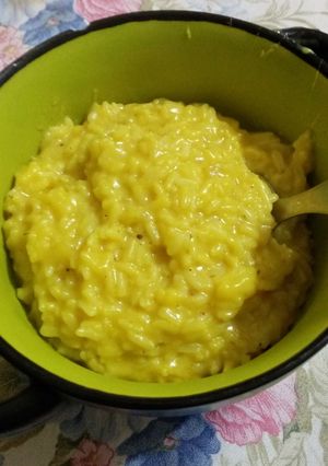 Una foto de Arroz cremoso o risotto