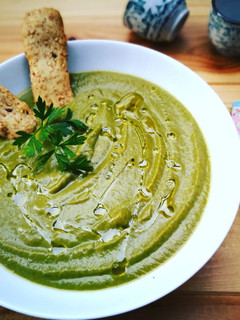 Una foto de Crema de espinaca y brócoli diet