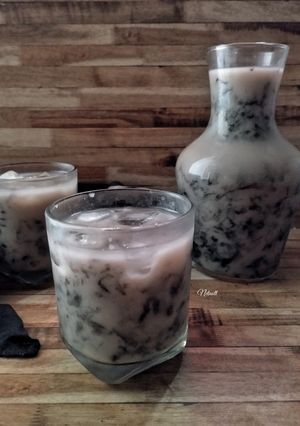 Foto resep Es Lumut Cincau Susu