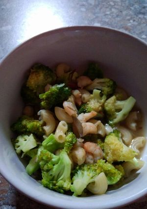 Foto resep Tumis brokoli udang makaroni