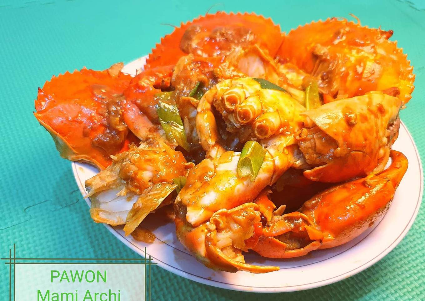 Kepiting Saos Manis Enak Lezat Nikmat Ala Pawon Mami Archi💙