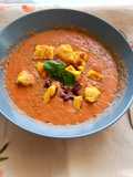 Κρύα ντοματόσουπα gazpacho