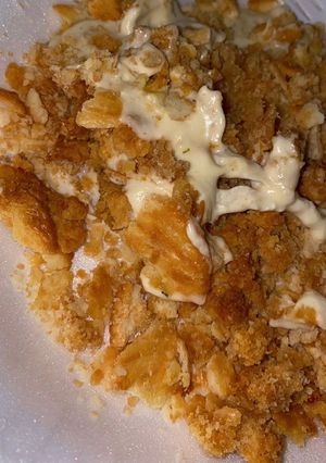 A picture of Ritz Chicken Casserole.