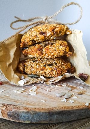 O poză a rețetei Biscuiți cu ovăz și banane.