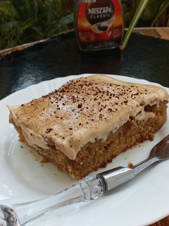 صورة لوصفة كيكة النسكافيه