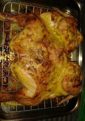 Una foto de Pollo sabroso al horno