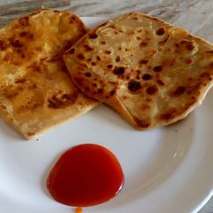 A picture of Aloo ka parantha.