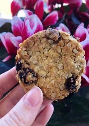 Foto di Biscotti ai fiocchi di avena e uvetta