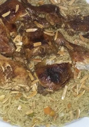 صورة لوصفة اوزي الدجاج