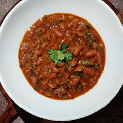 Rajma palak curry A picture of Rajma palak curry.