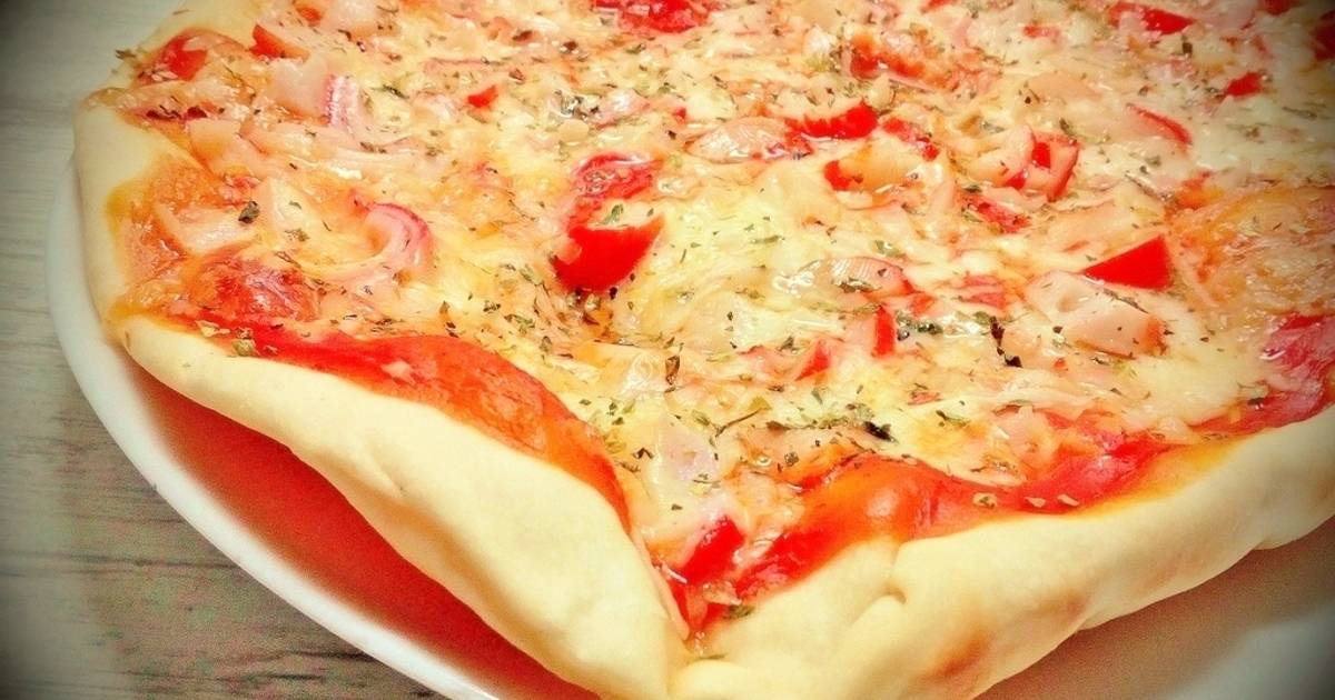 Pizza de surimi de cangrejo Receta de josevillalta Cookpad