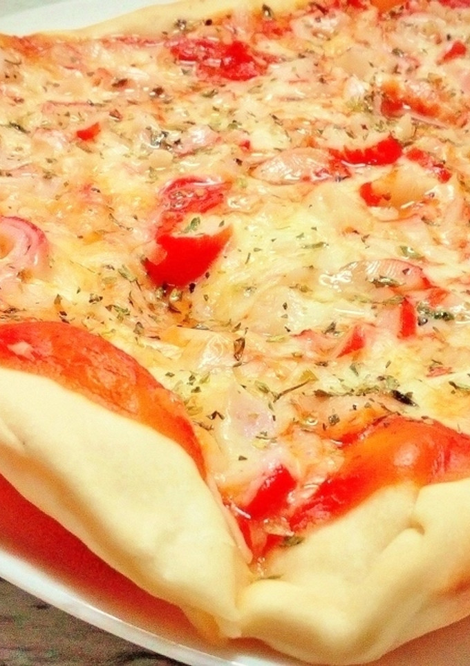 Una foto de Pizza de surimi de cangrejo