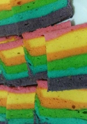 Foto resep Rainbow Cake