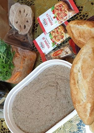 Hình của món Pate nấm chay.
