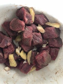Hình của món Thịt bò kho gừng.