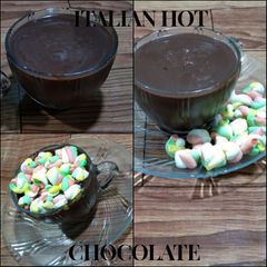 A picture of Italian hot chocolate.