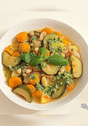 Une photo de Soupe au pistou