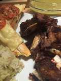 Costillas de res con BBQ