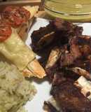Costillas de res con BBQ