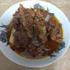 A picture of Mutton karhai.