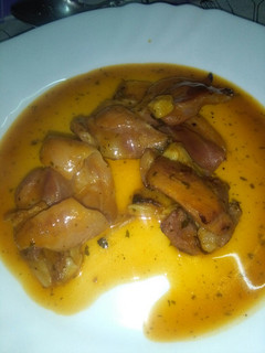 Una foto de Carne de codillo en salsa kitsch