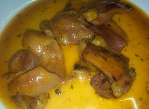 Una foto de Carne de codillo en salsa kitsch