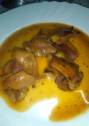 Una foto de Carne de codillo en salsa kitsch