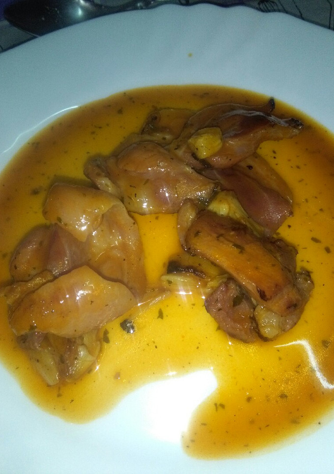 Una foto de Carne de codillo en salsa kitsch