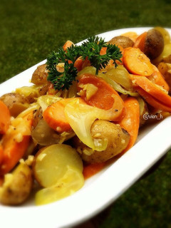 Foto resep Baby Potato with Sausage